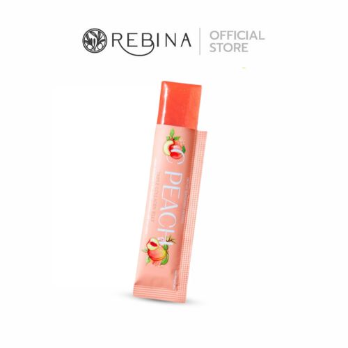 เจลลี่คอลลาเจน บำรุงผิวขาวใสรสพีช REBINA Jelly Collagen C Peach 25g/ซอง ราคา 59 บาท*ส่งฟรี