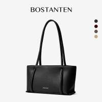 BOSTANTEN Bonnie Bag กระเป๋าถือสะพายไหล่เดียวสำหรับผู้หญิง ดีไซน์เรียบง่าย ใช้งานได้หลากหลาย และจุของได้เยอะ