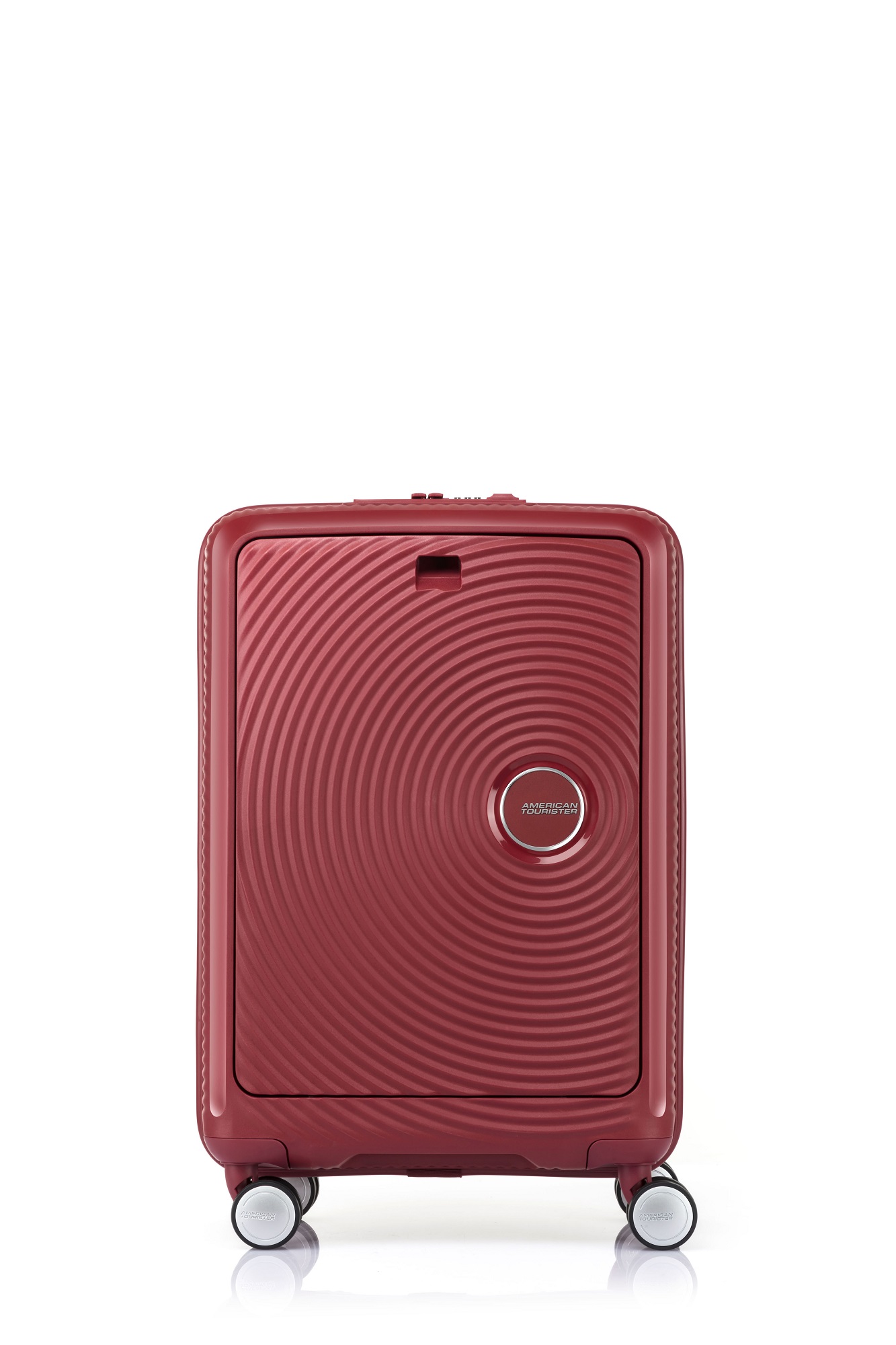 AMERICAN TOURISTER กระเป๋าเดินทางล้อลาก(20นิ้ว) รุ่น CURIO SPINNER 55/20 T FRONT OPNEN ราคา 4,585 บาท*ส่งฟรี