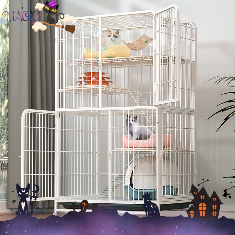 Pet cage, dog cage, cat cage, pet cage, Villa bird, cat house, cat cage, 4 layers animal cage, large animal cage, large pet kennel 📍 ราคา 2,499 บาท*ส่งฟรี