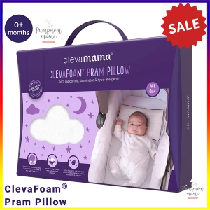 ภาพหน้าปกสินค้าClevamama Infant/Baby/Pram/Toddler Pillow/J​ Pillow หมอนกันหัวแบน หมอนทารก หมอนเด็กเล็ก หมอนป้องกันศรีษะแบน หมอนหัวทุย หมอนเด็กโต ด้วยเทคโนโลยี ClevaFoam ที่เกี่ยวข้อง