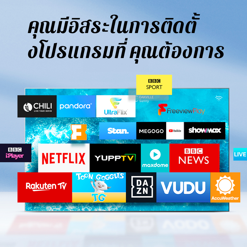WEIER ทีวี 32 นิ้ว Android Smart TV HD WIFI ทีวีจอแบน HDMI/USB/AV Youtube & Nexflix ทีวีจอแบน ราคาถูกประกัน 1 ปี ราคา 1,298 บาท*ส่งฟรี