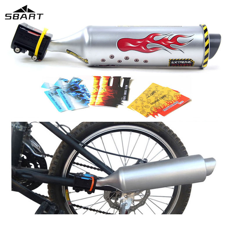 SBART Bicycle Turbo Motorcycle Sound Exhaust Pipe Sounder MTB Exhaust Pipe Bell Air Horn ราคา 269 บาท*ส่งฟรี