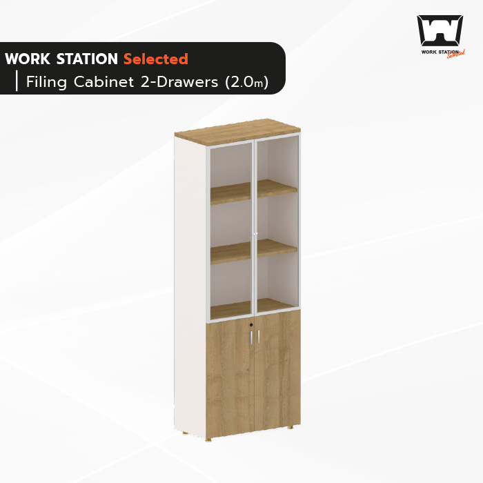Work Station - High Cabinet ตู้เก็บเอกสาร รุ่น Acker (ไม้อ่อน) ราคา 9,229 บาท*ส่งฟรี