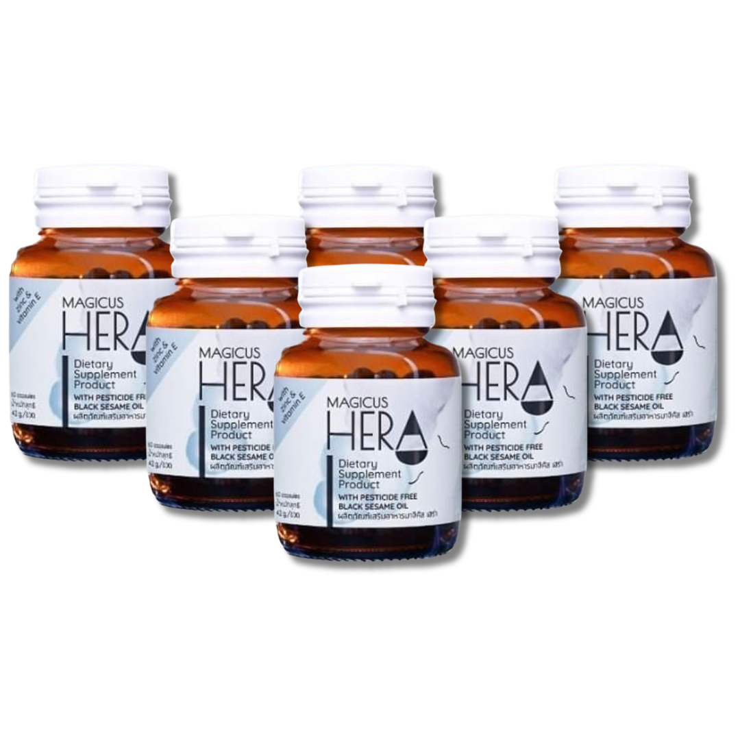 Magicus Hera vitamin for hair loss 6 Pack ราคา 5,940 บาท*ส่งฟรี