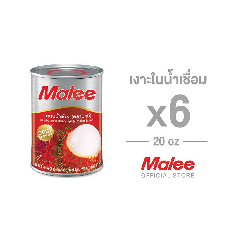 (Whole Box of 6 Cans) Malee Jackfruit in Syrup 20 oz ราคา 600 บาท*ส่งฟรี