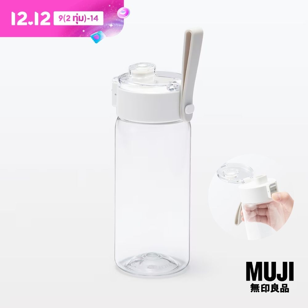 มูจิ กระบอกน้ำ 550ML - MUJI A Clear Travel Mug 550ML ราคา 297 บาท*ส่งฟรี