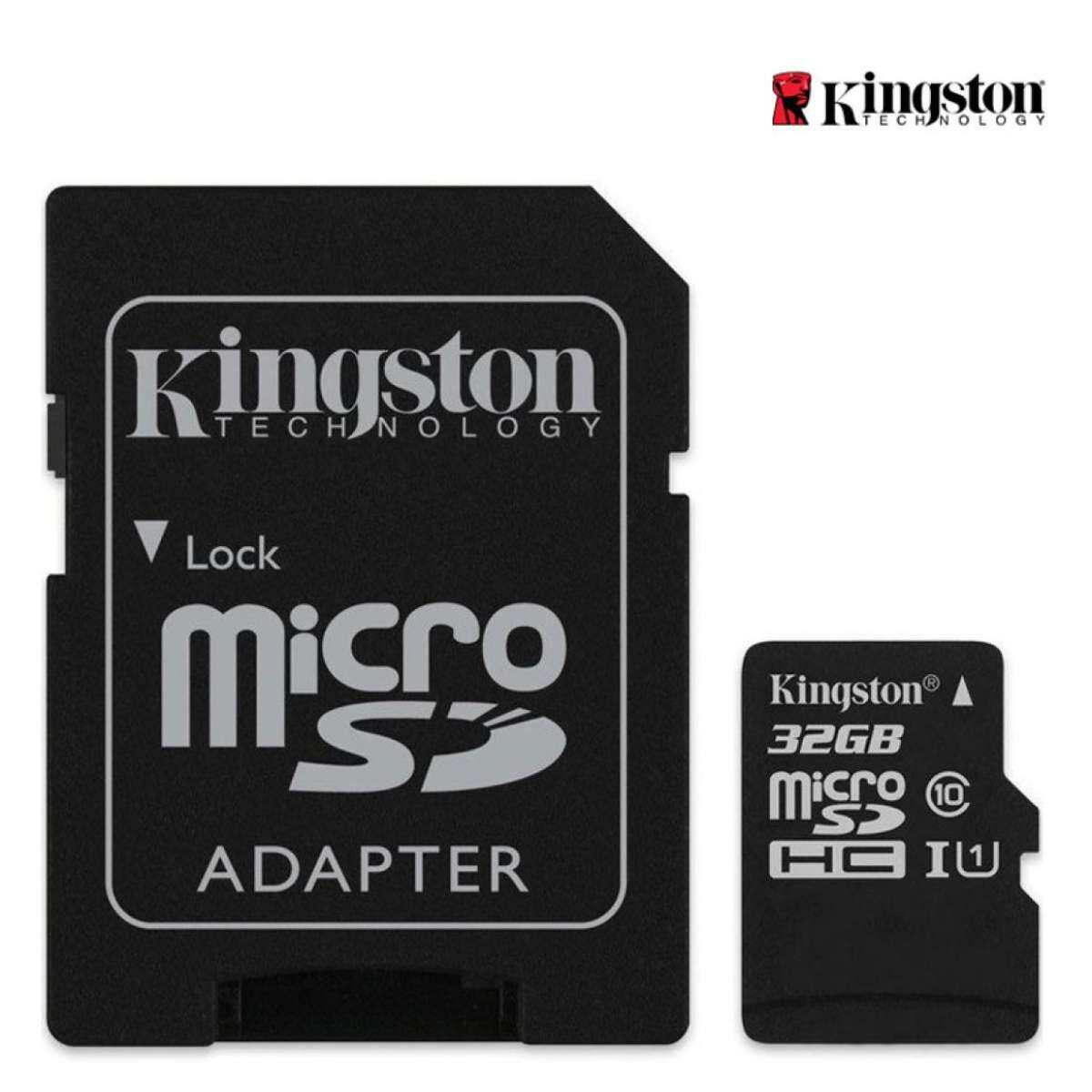 ภาพประกอบของ สินค้าพร้อมส่ง  [[ของแท้]]เมมเพิ่มพื้นที่ความจำ Kingston 32GB Class 10 Micro SD SDHC คิงส์ตัน เมมโมรี่การ์ด 32 GB