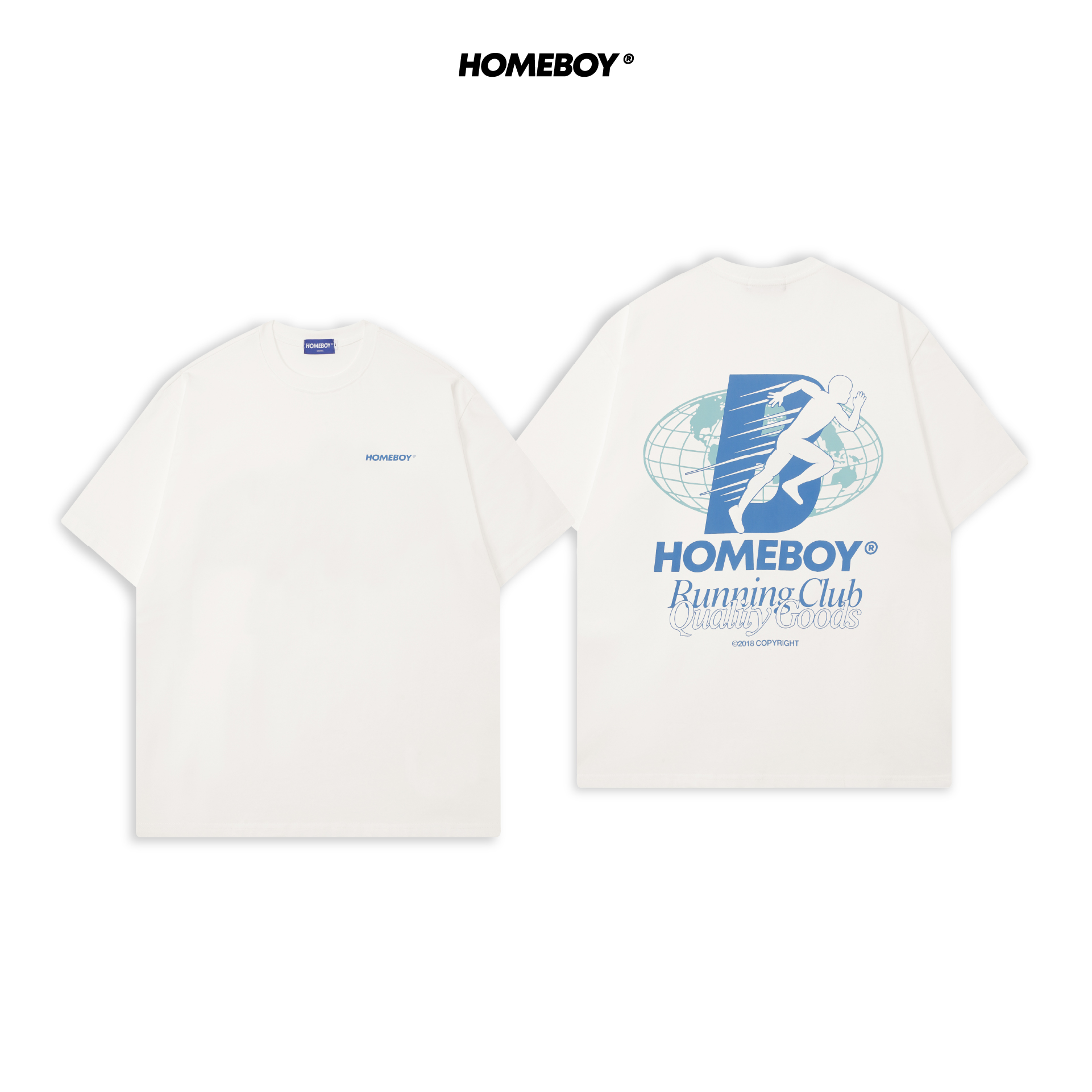 HOMEBOY เสื้อยืด UNISEX รุ่น HB.RUN.AROUND ราคา 666 บาท*ส่งฟรี