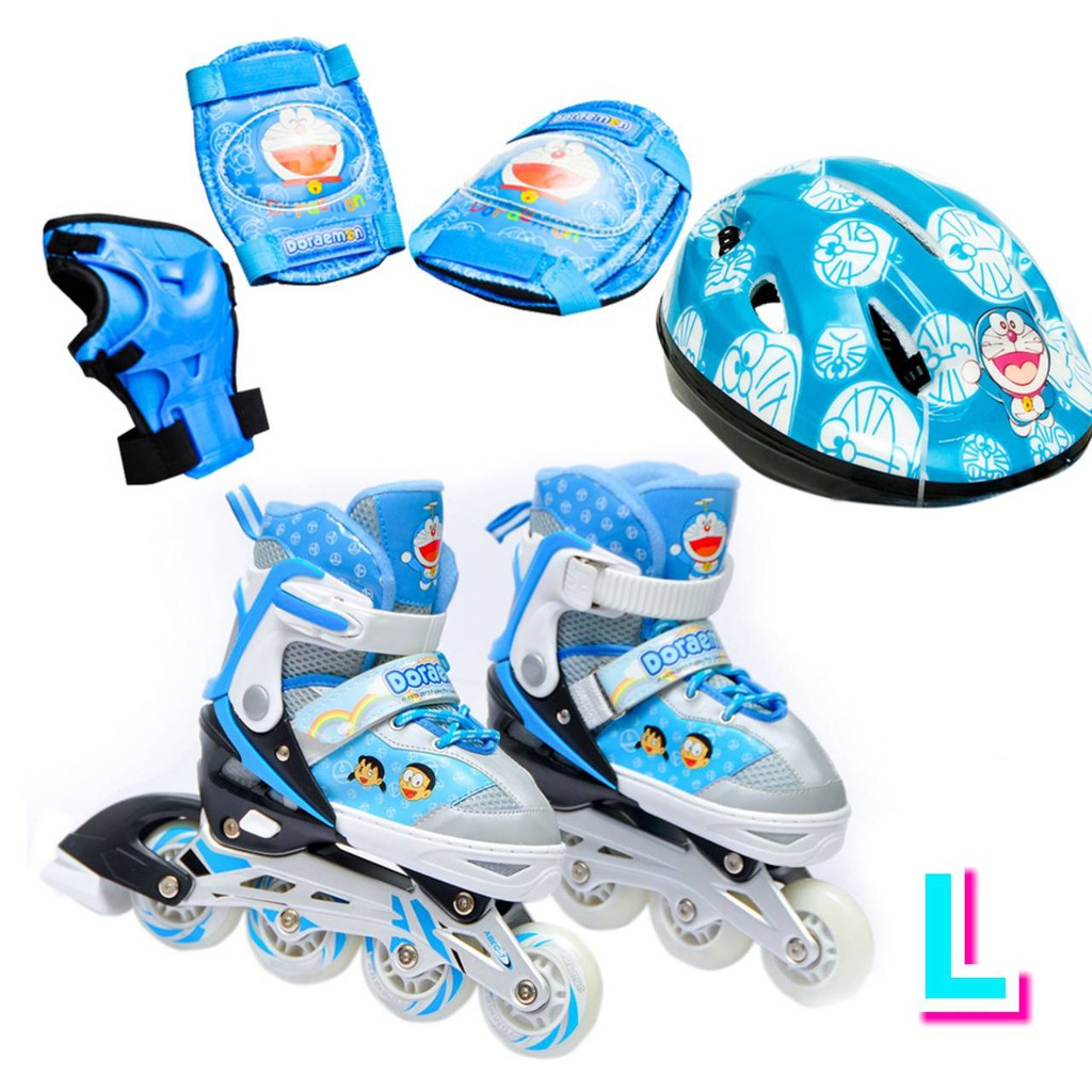 โปรโมชั่น รองเท้าRoller Skates โดราเอมอน Inline Skate Doraemon 4242J ราคาถูก สเก็ตบอร์ด สเก็ต