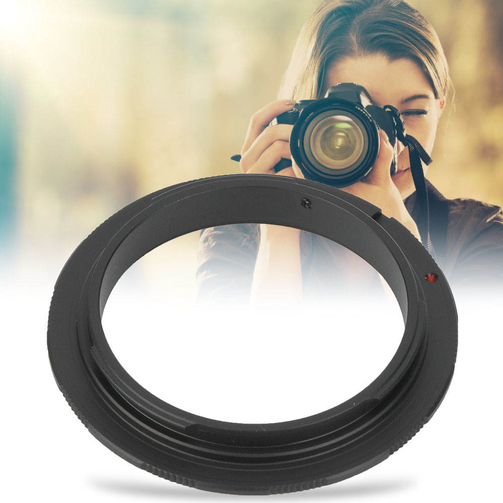 VBESTLIFE Inverted อะแดปเตอร์เลนส์แหวนอลูมิเนียมทนทานอินเวอร์เตอร์อะแดปเตอร์แหวนสำหรับ Epson Shot สำหรับ Canon EOS ที่ติด DSLR กล้อง