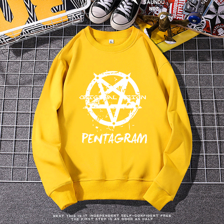 เสื้อแจ็คเก็ตลาย PENTAGRAM เสื้อกันหนาวผู้หญิงและผู้ชาย เสื้อแจ็คเก็ตเสื้อแขนยาวเสื้อผ้าลายแฟชั่นสุดฮิต ขายดี! Y49