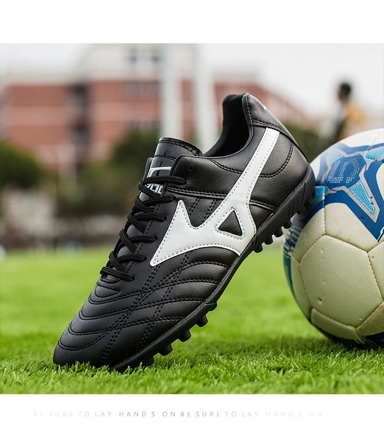 ภาพประกอบคำอธิบาย 【 Shoe King 】 ขนาด 32-44 พิเศษรองเท้าฟุตบอล TF แบนหักเล็บซีเมนต์รองเท้าฝึกอบรมในร่มหญ้าเทียมนักเรียนกีฬารองเท้าฟุตบอล