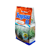 ไดยูรอน 80 ขนาด 1 กิโลกรัม (ตรา หัวเสือลูกโลก) กำจัดวัชพืช ″ใบแคบและใบกว้าง″ ในไร่อ้อย ไร่มันสำปะหลัง ไร่สับปะรด
