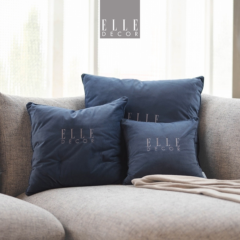 ELLE DECOR หมอนอิง Velvet Embroidery Cushion ส่งฟรี ราคา 1,970 บาท*ส่งฟรี
