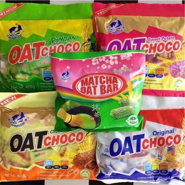 Oat Choco ขนมธัญพืช ขนมข้าวโอ๊ต ธัญพืชอัดแท่ง มีฮาลาล อร่อย มีประโยชน์ต่อร่างกาย (คุณลูกค้าสั่งรสไหนแจ้งทางแชทได้เลยนะคะ) พร้อมส่ง มีบริการเก็บปลายทาง