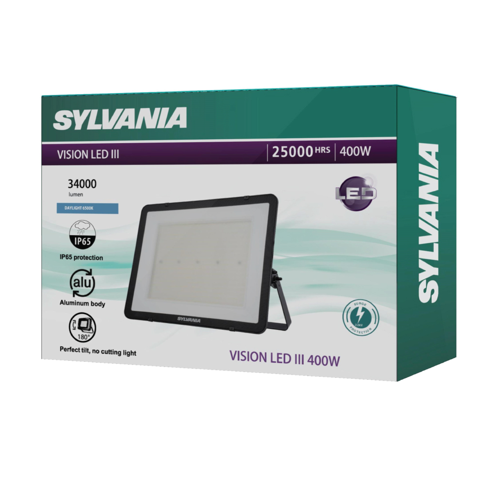 Sylvania Led Floodlight Led Floodlight Spotlight Vision Led Iii 400W-6500K Daylight ราคา 2,789 บาท*ส่งฟรี