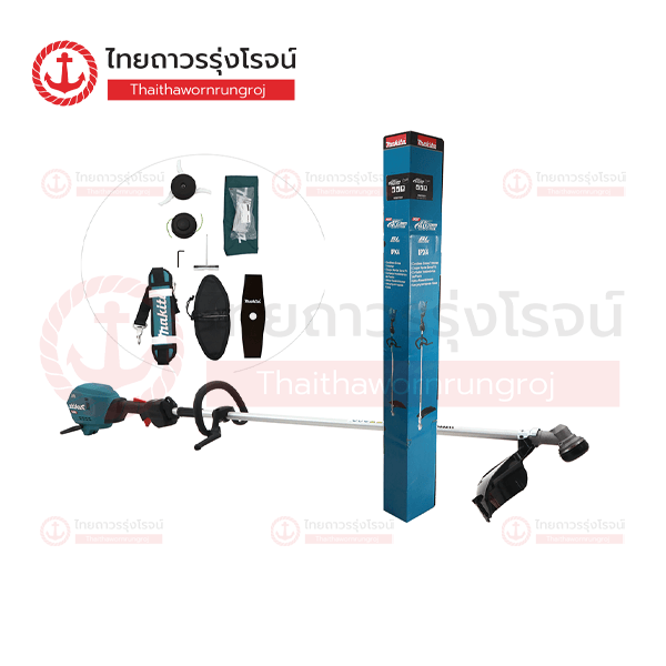 MAKITA BLM UR006 UR007 เครื่องตัดหญ้าไร้สาย แบบสะพาย+ตลับเอ็น+ใบมีด 40v รุ่น UR006GZ02 / UR007GZ02 (เครื่องเปล่า) |ชิ้น| TTR Store ราคา 12,663 บาท*ส่งฟรี