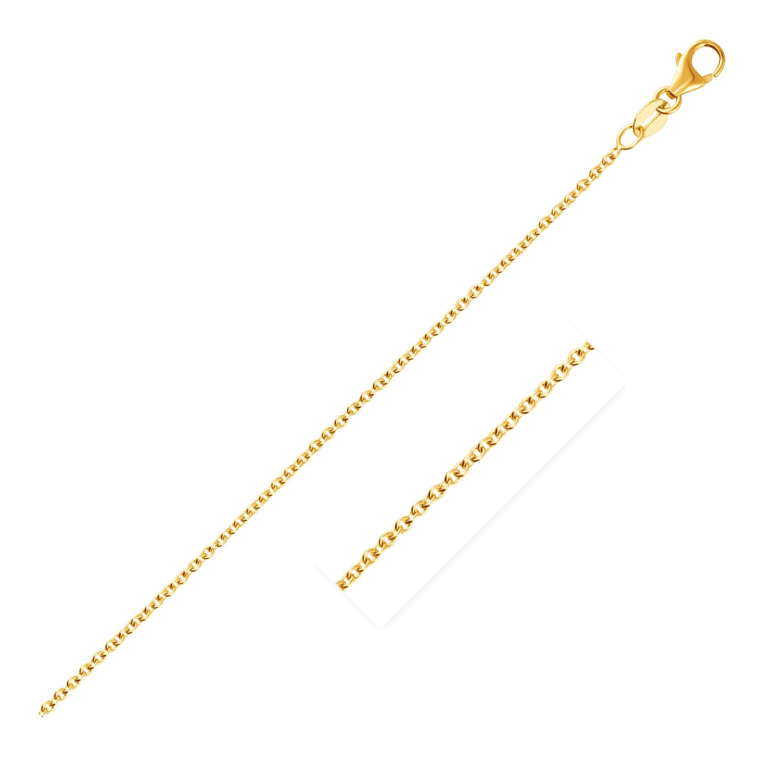 สร้อยคอแฟชั่น NATHALIAS NEW YORK Nathalias Ny Round Cable Link Chain ทองคำแท้ 14K ขนาด 1.5 มม