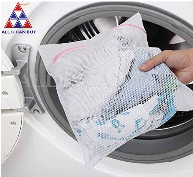 ALL U CAN BUY ถุงซักผ้า ถุงผ้า ถุงซักชุดชั้นใน ถุงตาข่าย ถุงถนอมผ้า ตาข่ายละเอียด ถุงถนอมซักผ้า ราคา 4 บาท*ส่งฟรี