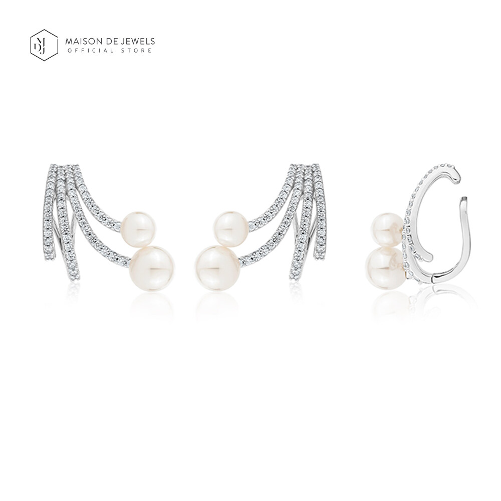 Maison de Jewels - Clip-On Rita MOP Earrings ต่างหูเงิน ต่างหูออกงาน มุก ต่างหูดีไซน์ ราคา 2,873 บาท*ส่งฟรี