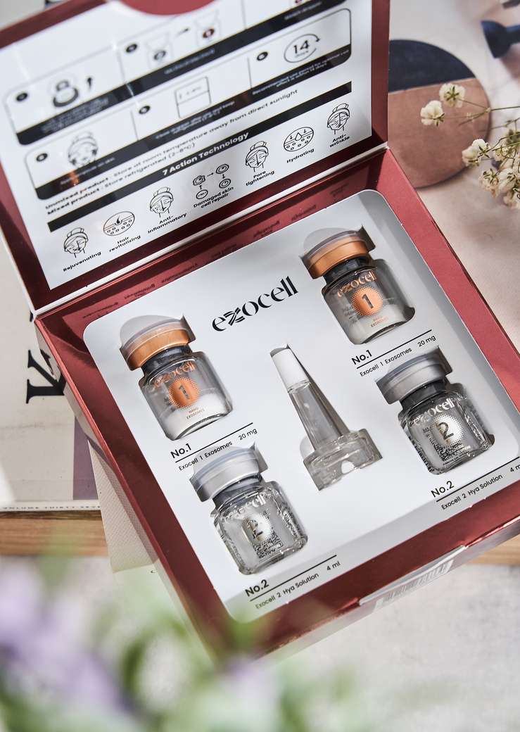 [L6330] Exocell Reju Ampoule อย.ไทย อย.เกาหลี แอมพูล สเต็มเซลล์สด 1.2พันล้านเซลล์ เอ็กโซโซมสด stemcellสด ผิวกระจก กระชับรุขุมขน ราคา 2,880 บาท*ส่งฟรี