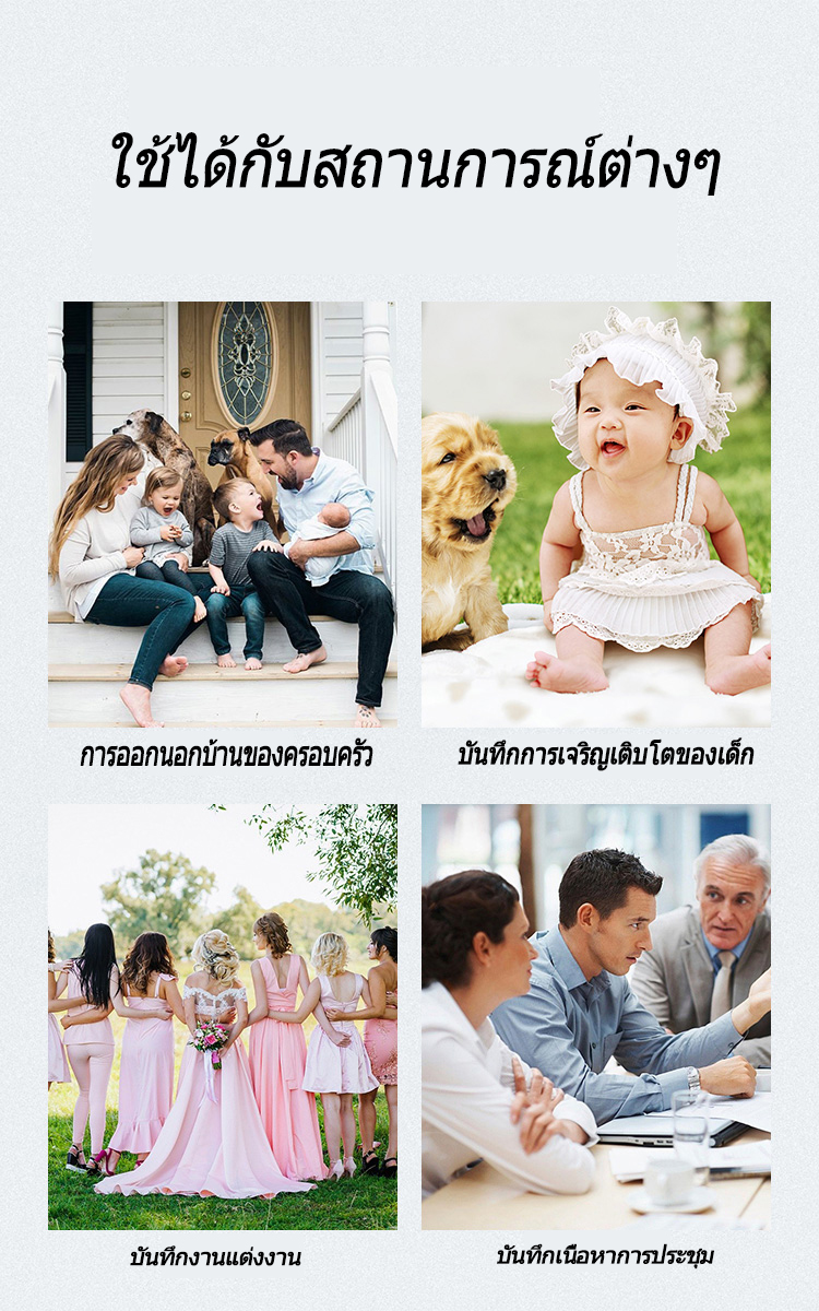 รูปภาพรายละเอียดของ 【รองรับภาษาไทย】 กล้องดิจิตอล ความละเอียดสูง 4K 48 ล้านพิกเซลพร้อมฟังก์ชั่น WIFI กล้องการท่องเที่ยวใช้ในครอบครัว กล้องเซลฟี่ (แถมเมมโมรี่การ์ดที่ความเร็วสูง 16G + แบตเตอรี่เดิม)