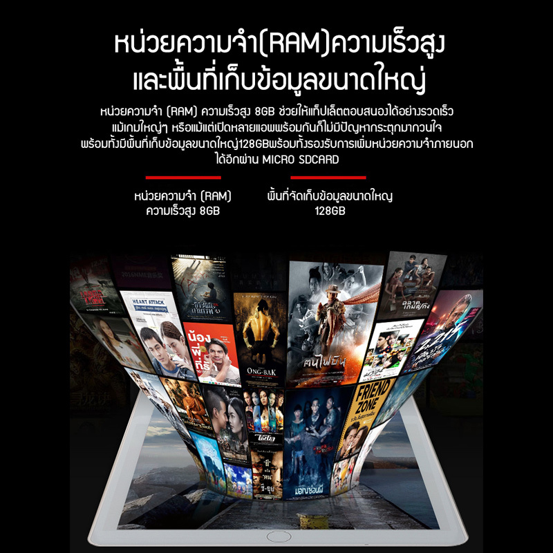 รูปภาพของ [สเปคจริง 100%] h ประเทศไทย แท็บเล็ตรุ่นใหม่2022 แท็บเล็ต หน้าจอHDขนาดใหญ่ 10.1นิ้ว Android9.0 Tablet หน่วยประมวลผล รองรับภาษาไทยและอีกหลากหลายภ แท็บเล็ตถูกๆ ใหม่ 10.1 นิ้วแท็บเล็ตพีซี การเปิดตัวผลิตภัณฑ์ใหมแท็บเล็ต Android 10.0ยอดนิยมรุ่นล่าสุด