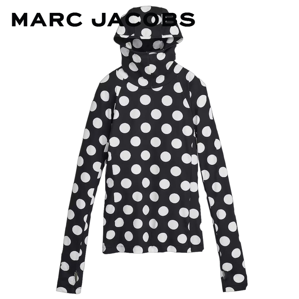 MARC JACOBS THE SPOTS HOODED LONG SLEEVE FA23 2F3RTP015C11005 เสื้อกันหนาว ราคา 6,250 บาท*ส่งฟรี