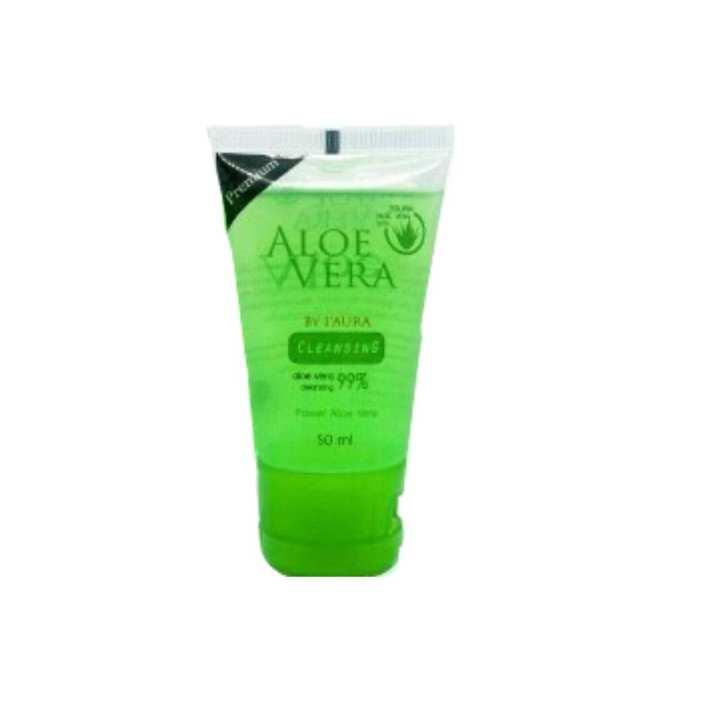 Cleansing gel i&39;aura ว่านหางจระเข้ คลีนซิ่งไอออร่า 50 ml. (1 หลอด )