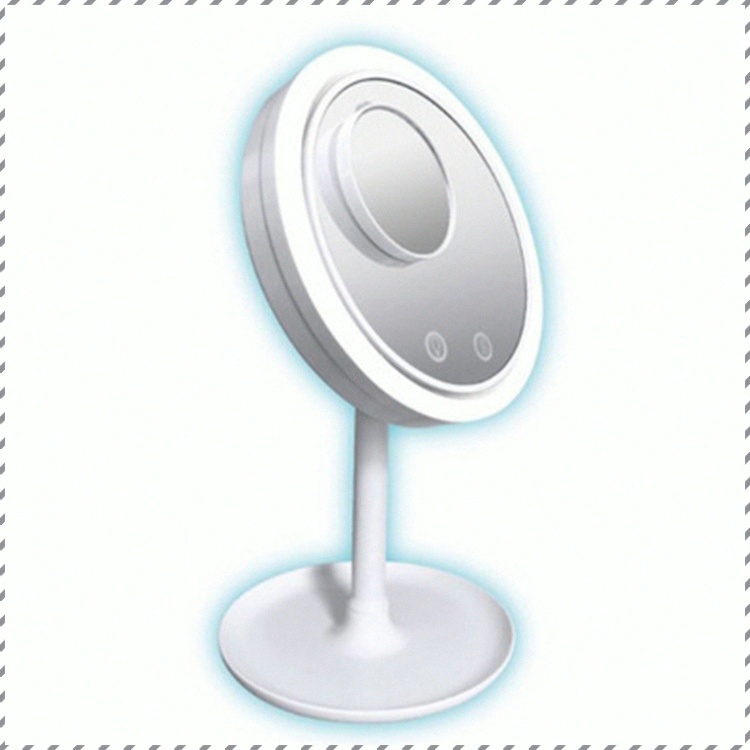 Small round mirror, cosmetics, natural makeup, makeup mirror, details, portable, warm light ราคา 1,351 บาท*ส่งฟรี