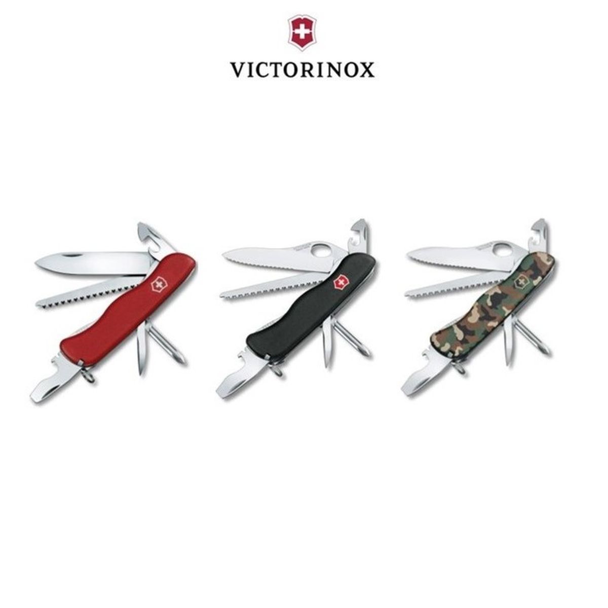 Victorinox มีดพับ มีดพก มีดพกขนาดใหญ่ พร้อม ระบบล็อคไลเนอร์ / มีดสั้นพกพา มีดสแตนเลส Swiss Army Knives ( L ) - Trailmaster , Large Pocket Knife with Liner Lock System , 111 mm , 12 Functions ( 0.8463 ) ราคา 2,890 บาท*ส่งฟรี