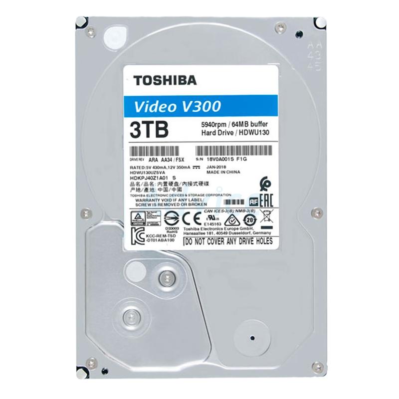 Toshiba V300 Blue (64MB. 5940RPM) For CCTV ราคา 3,990 บาท*ส่งฟรี