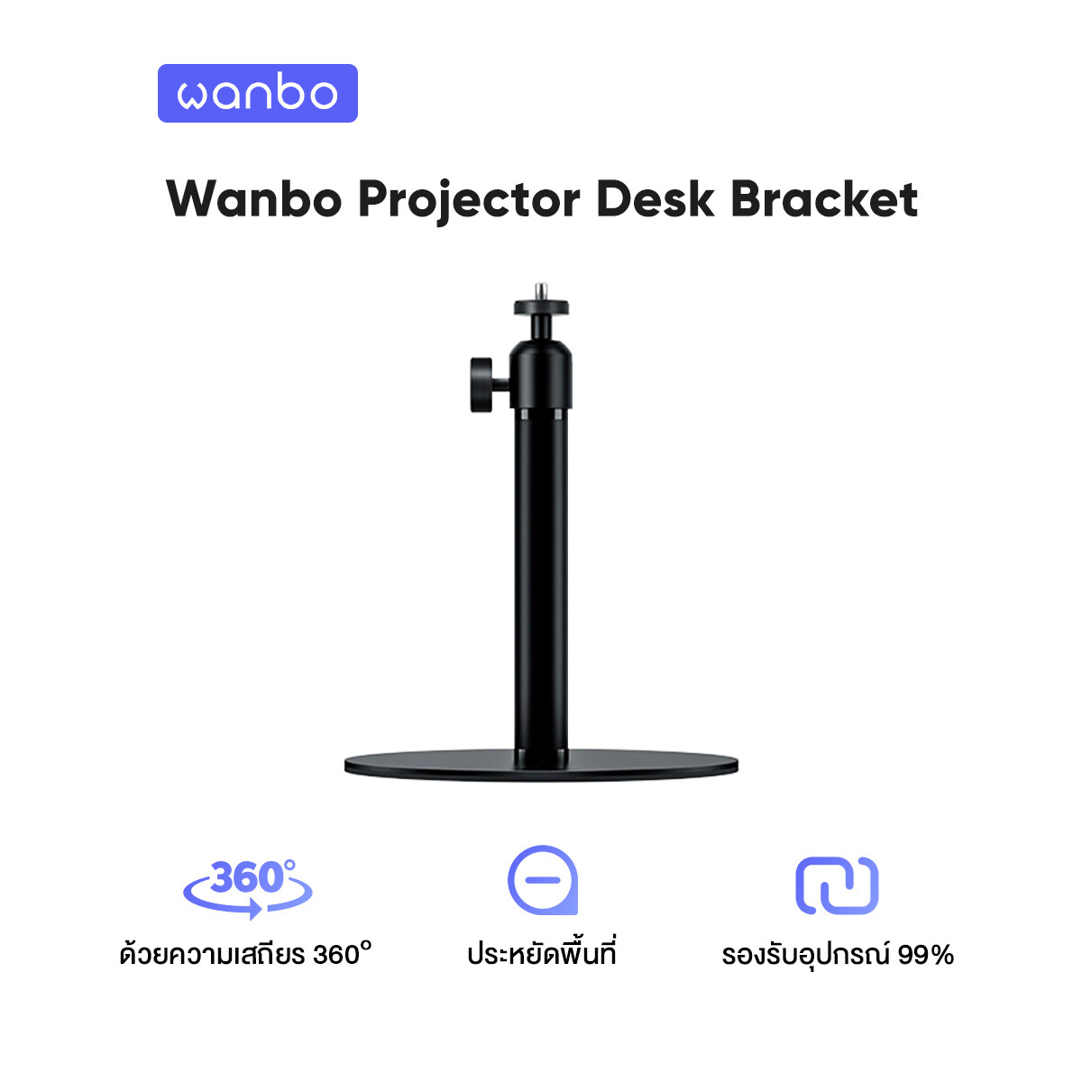 NEW] Wanbo Mozart 1 Projector 900 ANSI โปรเจคเตอร์ โปรเจคเตอร์พกพา  โฟกัสอัตโนมัติ หลีกเลี่ยงสิ่งกีดขวางอัจฉริยะ Wanbo Mozart 1 - NocNoc