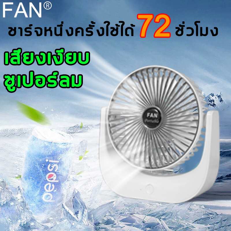 6 Inch Portable Handheld Fan, 13000mAh Battery, Adjustable