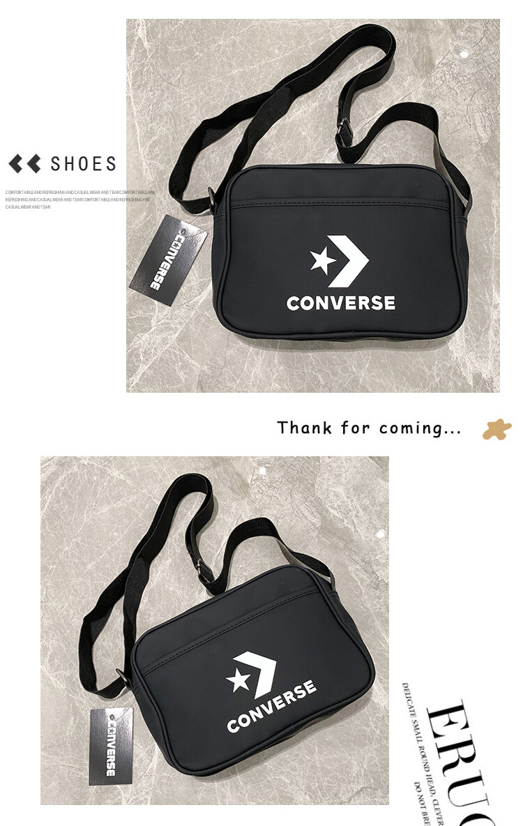 รูปภาพรายละเอียดของ [ Converse ] ใบใหญ่ Converse  กระเป๋าสะพายข้าง รุ่น 245 246 (มีสีกรมท่า และ ดำ)