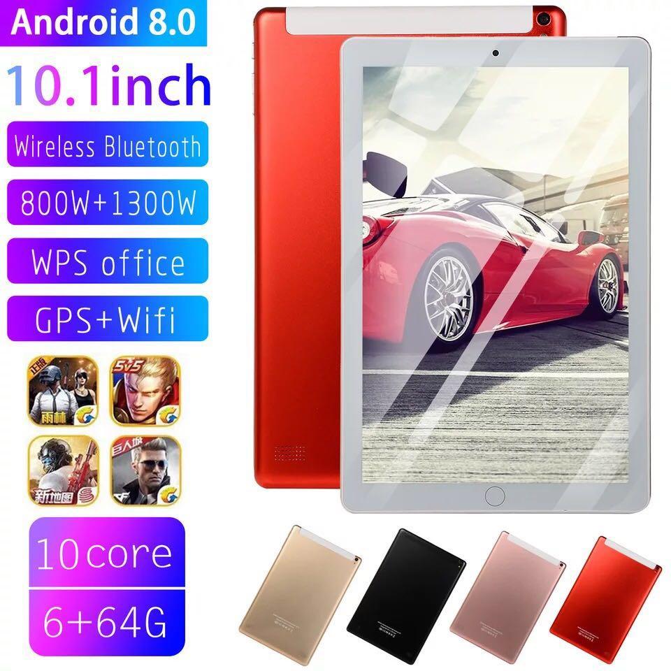 【Free Shipping + Super Deal + Limited Offer】 บลูทูธ 64 กิกะไบต์ Android 7.0 แท็บเล็ต PC OCTA Core HD WIFI 2 SIM 10.1