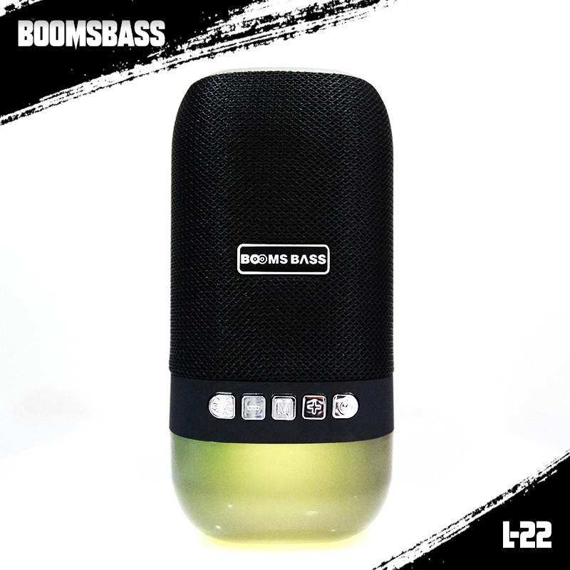 ดูภาพ ลำโพง ลำโพงบลูทูธ เบสหนัก BOOMS BASS - L22 ลำโพงบลูทูธ แรงขับ 5 วัตต์ ระบบ บลูทูธ 5.0 มีซัพเบสในตัวพร้อมไฟ LED <br/>เพิ่มเติม ลำโพง ลำโพงบลูทูธ เบสหนัก BOOMS BASS - L22 ลำโพงบลูทูธ แรงขับ 5 วัตต์ ระบบ บลูทูธ 5.0 มีซัพเบสในตัวพร้อมไฟ LED