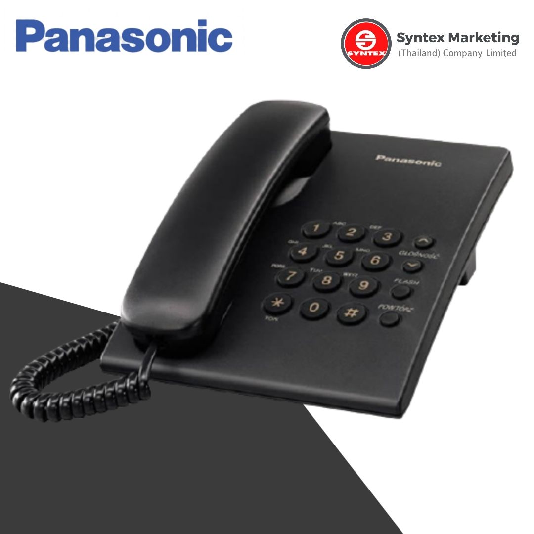 โทรศัพท์ Panasonic KX-TS500MX? โทรศัพท์ระบบสายเดี่ยว ใช้งานง่ายและสะดวก ?ปรับระดับเสียงกริ่งได้