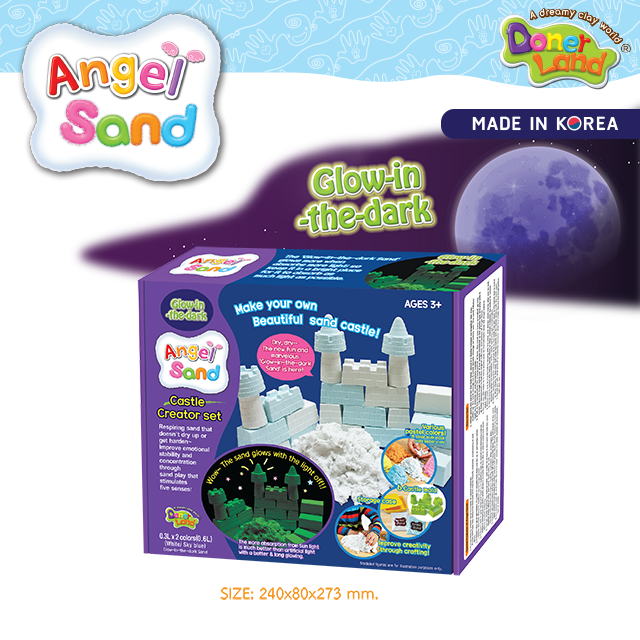 DONERLAND ดินทรายเรืองแสง GLOW IN DARK ราคา 875 บาท*ส่งฟรี