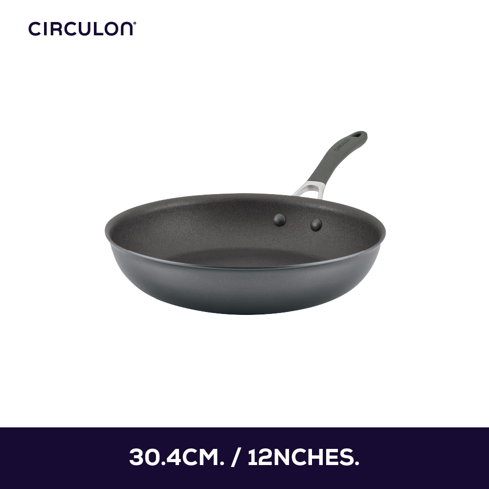 CIRCULON A1-SERIES 30.4CM/12" OPEN FRYING PAN, GRAPHITE ราคา 2,159 บาท*ส่งฟรี