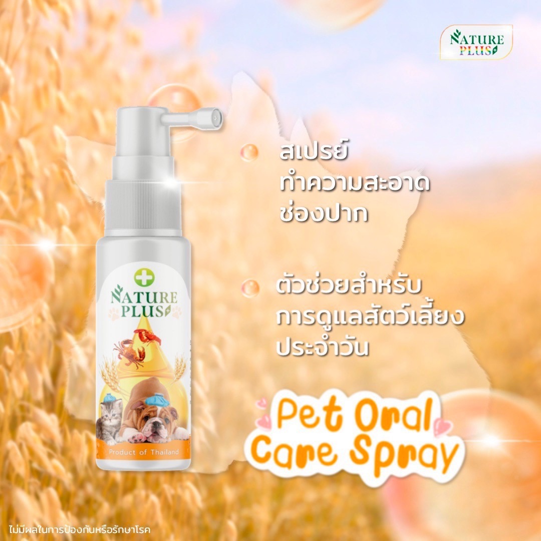 Oral Cleaning Products for Dogs and Cats, Gums and Tongue, Orange Bottle - Nature Plus ราคา 629 บาท*ส่งฟรี