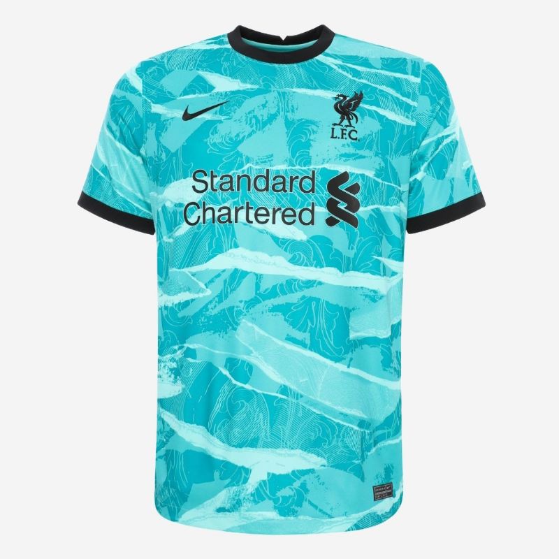 โปรโมชัน Liverpool เสื้อลิเวอร์พูล ชุดเยือน Away เสื้อฟุตบอลเกรดแฟนบอล AAA ขนาด S-XXL 2020/21 ราคาถูก ฟุตบอล