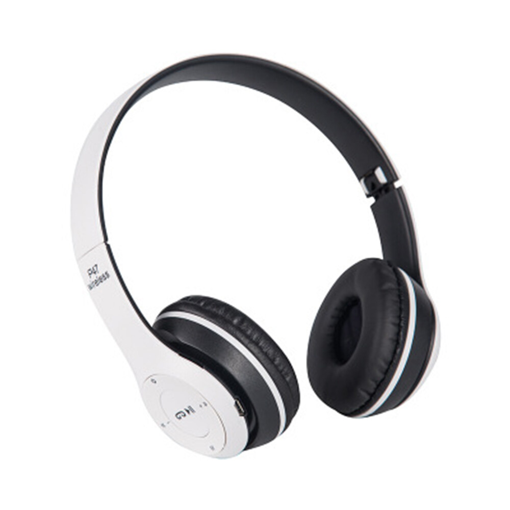 P47 Wireless Headphones หูฟังบลูทูธไร้สาย คมชัดพลังขับขนาดใหญ่ สะใจ รับสายสนทนา เพิ่ม SD Card ได้ด้วย
