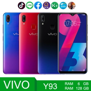 สินค้า VIVO Y93 (แรม6GB/รอม128GB.) Android 8.1 หน้าจอ HD 6.2 นิ้ว รับประกัน 1 ปี(ติดฟิล์มกระจกให้ฟรี)