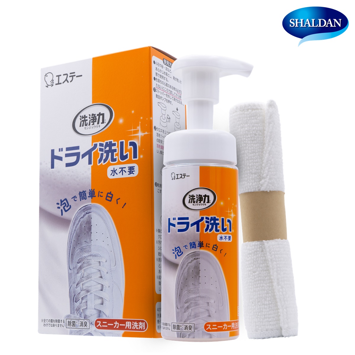 SHALDAN ผลิตภัณฑ์ทความสะอาดรองเท้าเซนโจริกิ วอเตอร์เลส สนีกเกอร์ 150 มล. ราคา 389 บาท*ส่งฟรี