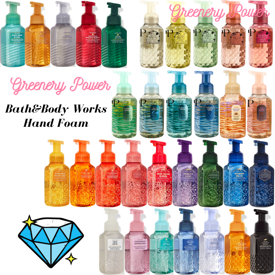 BBW#6 HandFoam ✋Bath and Body Works Gentle Foam Hand Soap 259 ml ราคา 255 บาท*ส่งฟรี