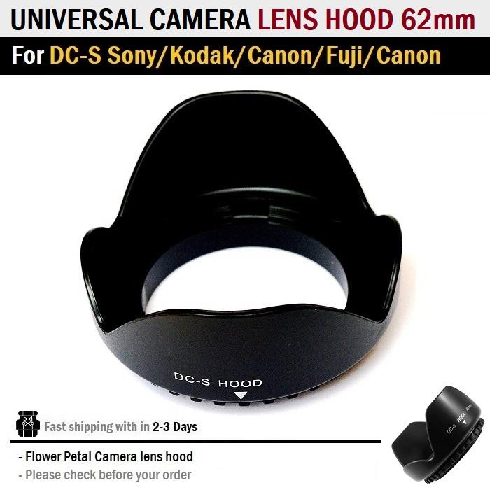 ฮูดเลนส์ เลนส์กล้อง กลีบดอกไม้ Universal Screw Mount Flower Petal Camera lens hood for DC-S Sony Kodak Canon Fuji Nikon Olympus 49 52 55 58 67 72 77 82