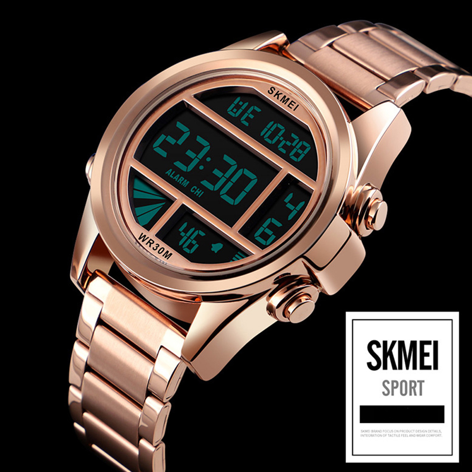 คำอธิบายเพิ่มเติมเกี่ยวกับ ถูกที่สุด SOEI SHOP ส่งจากไทย!! นาฬิกาข้อมือผู้ชาย นาฬิกาสายเหล็ก นาฬิกาทางการ แบรนด์ SKMEI 1448 กันน้ำลึก 30 เมตร ของแท้ 100%