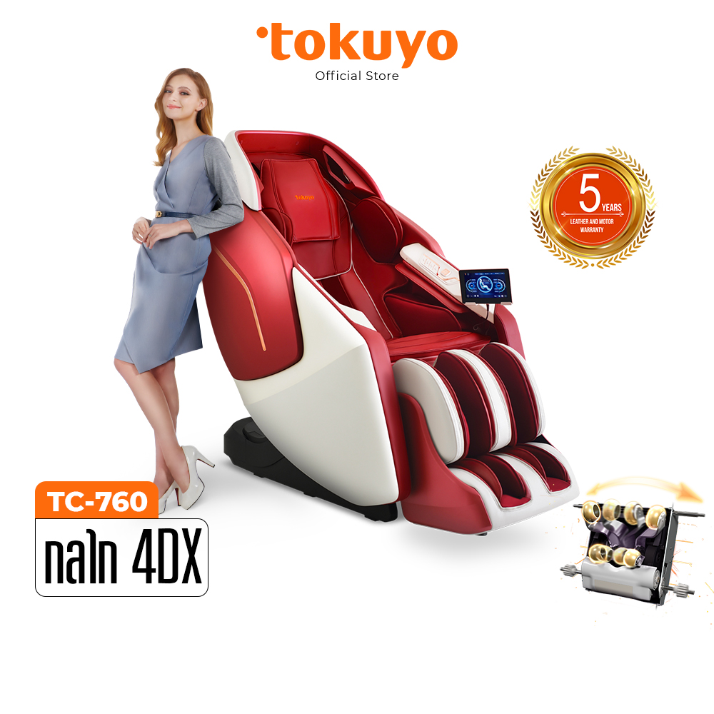 TOKUYO Massage chair ROYAL TC-760 4DX ราคา 181,300 บาท*ส่งฟรี